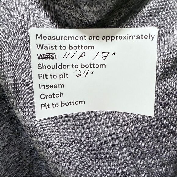 NWT WHBM Marled Gray Cold Shoulder Dolman Blouson Dress gray beaded Small - Picture 12 of 12